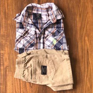 Boys shirt and short set (SZ 12mo)
